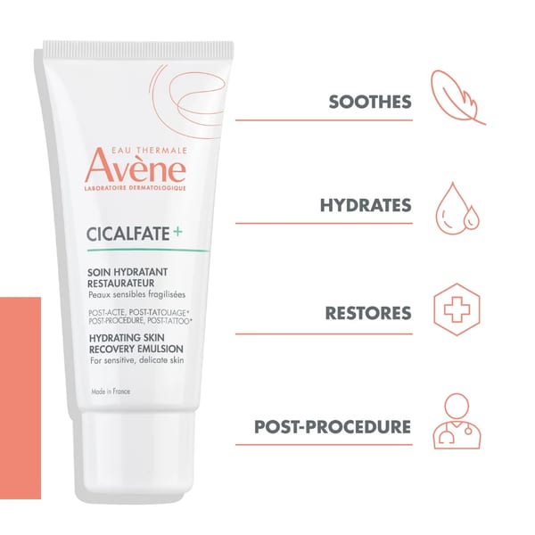 Avène Cicalfate مستحلب مرطب ومصلح للبشرة المتضررة 40ml