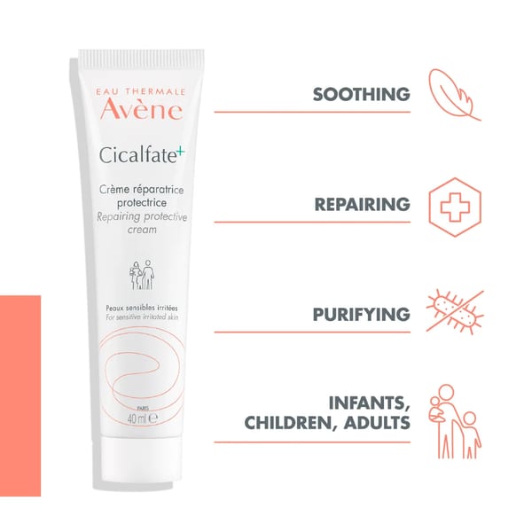 Avène Cicalfate+ مجموعة العناية بحاجز البشرة واليدين - اشتري 1 واحصلي على 1 مجاناً