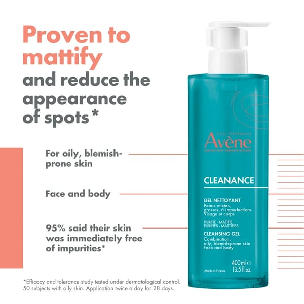جل التنظيف Cleanance من Avène بحجم 200 مل