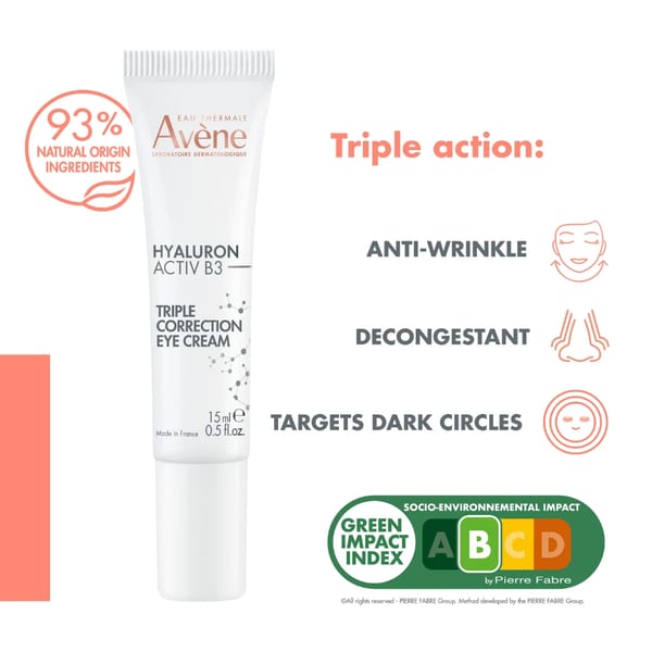 Avène Hyaluron Activ B3 كريم محيط العين 15مل