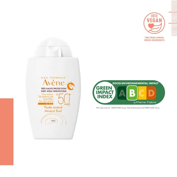 Avène سائل واقي شمس معدني SPF 50+