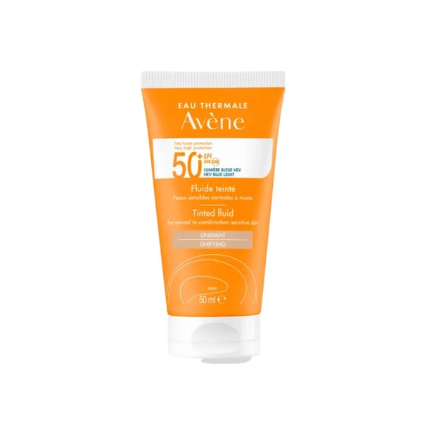Avène Ultra Broad Spectrum Spf50+ Tinted Fluid للبشرة الحساسة العادية إلى المختلطة