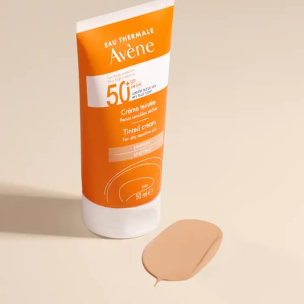 Avène Ultra Broad Spectrum Spf50+ Tinted Fluid للبشرة الحساسة العادية إلى المختلطة