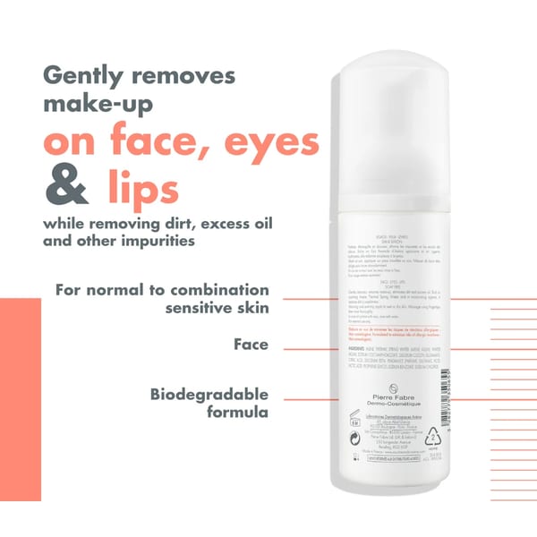 Avène Hydrance UV Light SPF 30 Emulsion و Avène Cleansing Foam عرض اشترِ 1 واحصل على 1 مع حقيبة