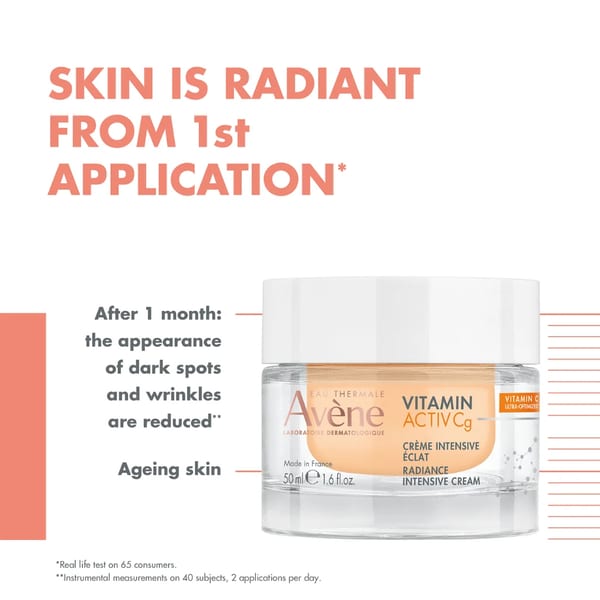 مجموعة Avène Intensive Radiance Vitamin Activ Cg كريم ورغوة تنظيف Avène - اشتري 1 واحصلي على 1 كيس مجاني