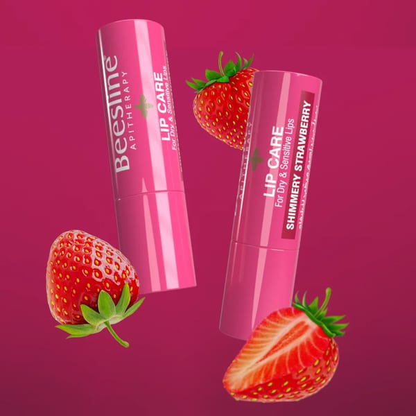 Beesline Lip Care Shimmery Strawberry 4.5 g