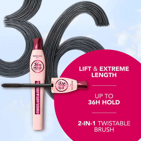 Bourjois Twist Lift & Freeze ماسكارا سوداء