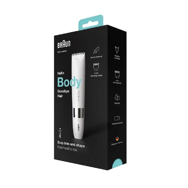 Braun جهاز تشذيب الجسم الصغير BS1000