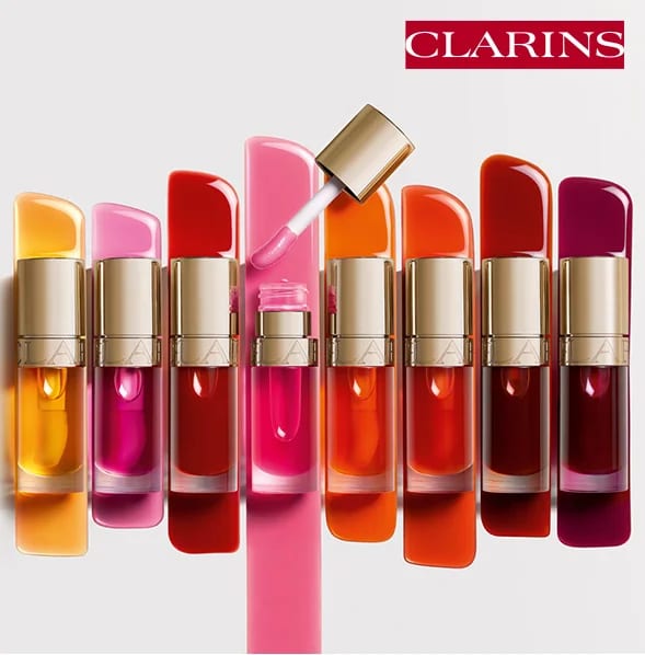 Clarins زيت العناية بالشفاه