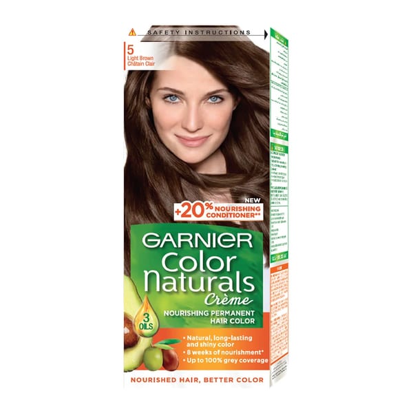 Garnier Color Naturals صبغة شعر مغذية دائمة، لون طبيعي لامع يدوم طويلاً