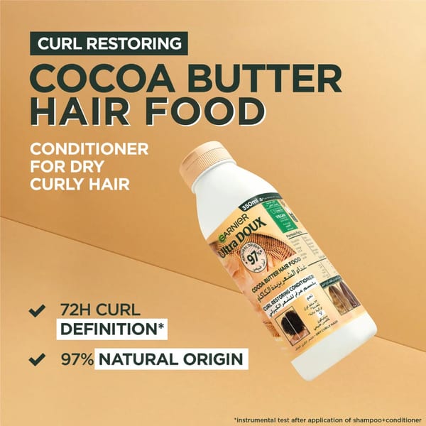 Garnier Hair Food بلسم بزبدة الكاكاو 350ml
