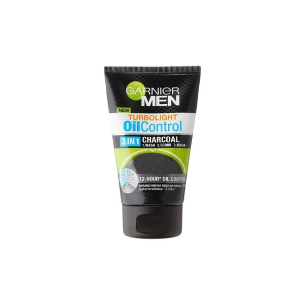 Garnier Men Oil Control Anti-Impurities 3-in-1 Wash Scrub Mask 100ml
