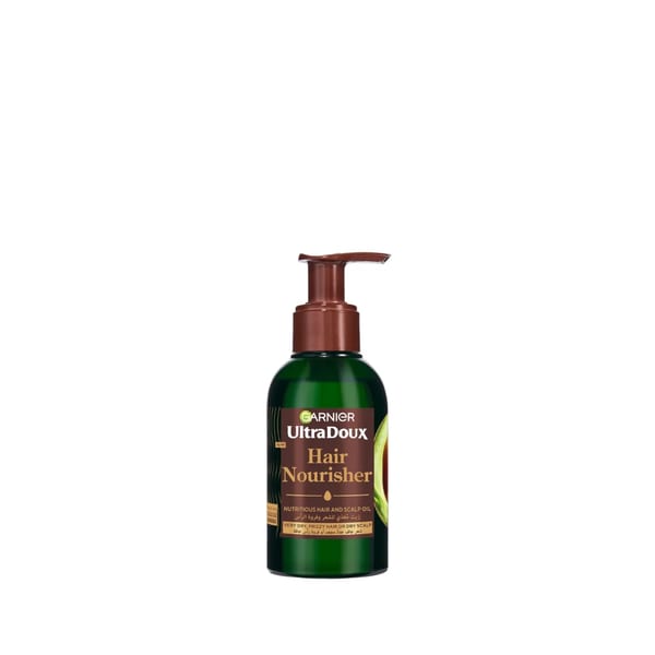 Garnier Ultra Doux زيت الأفوكادو وزبدة الشيا المغذي للشعر شديد الجفاف، المتطاير أو فروة الرأس الجافة