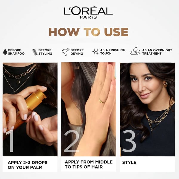 L’Oréal Paris Elvive Extraordinary hair oil treatment 50ml - سيروم للشعر الجاف
