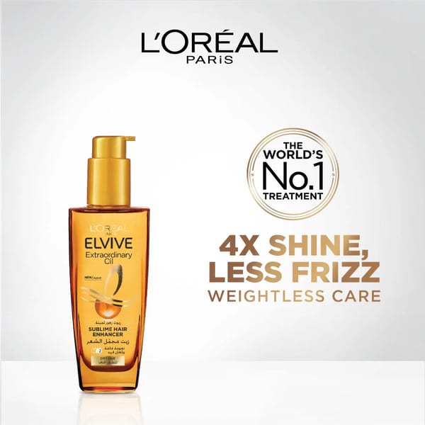 L’Oréal Paris Elvive Extraordinary hair oil treatment 50ml - سيروم للشعر الجاف