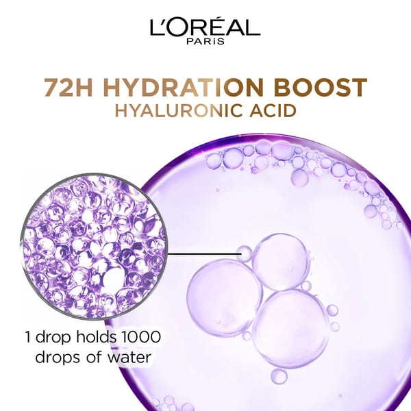 L’Oréal Paris Elvive Hyaluron Moisture Filling Night Cream للشعر المفقود ترطيبه، لترطيب مضاعف 4 مرات
