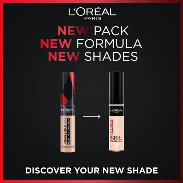 L'Oréal Paris Infallible Full Wear Waterproof Concealer تغطية كاملة حتى 24 ساعة - درجات محدثة