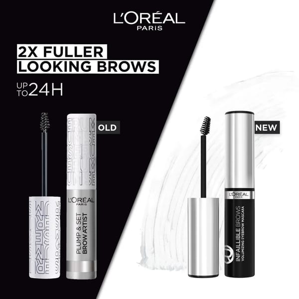 L'Oréal Paris Infallible ماسكارا الحواجب بتأثير ممتلئ لمدة 24 ساعة