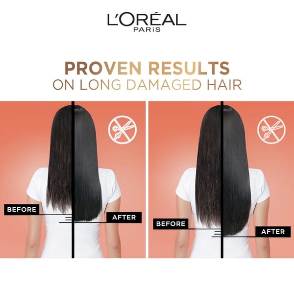 L'Oréal Paris Elvive Dream Long Restoring Shampoo للشعر الطويل التالف مع الكيراتين وزيت الخروع