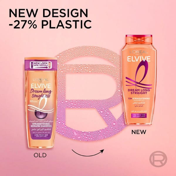 L'Oréal Paris Elvive Dream Long Straight Shampoo - زيت حبة البركة ومايكرو كيراتين