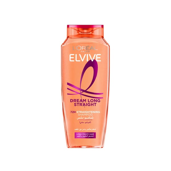 L'Oréal Paris Elvive Dream Long Straight Shampoo - زيت حبة البركة ومايكرو كيراتين