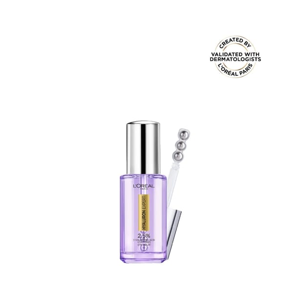 L'Oréal Paris, Hyaluron Expert Eye Serum, علاج محدد لمنطقة محيط العين للترطيب والامتلاء، مع حمض الهيالورونيك والكافيين، 20 مل