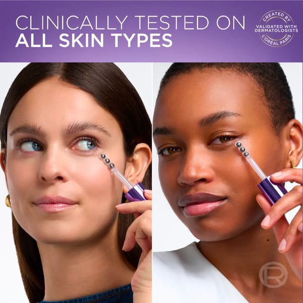 L'Oréal Paris, Hyaluron Expert Eye Serum, علاج محدد لمنطقة محيط العين للترطيب والامتلاء، مع حمض الهيالورونيك والكافيين، 20 مل