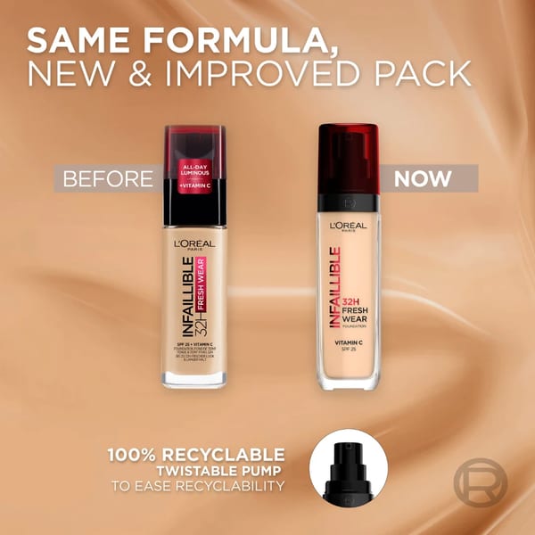 L'Oréal Paris Infaillible 32H Freshwear Liquid Foundation SPF25