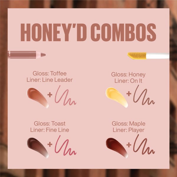 Maybelline New York Lifter Gloss Honey'd (combined with regular lifter)