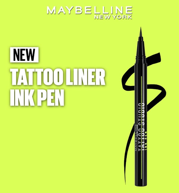Maybelline قلم تاتو أسود Tattoo Liner Ink Pen