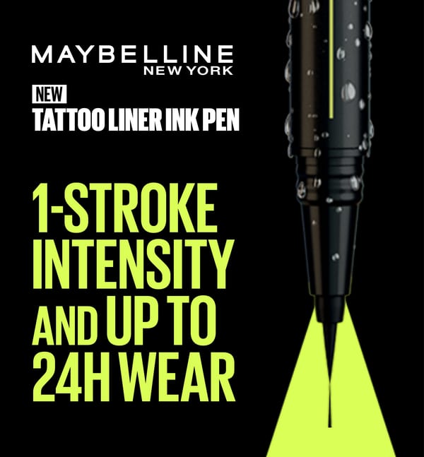 Maybelline قلم تاتو أسود Tattoo Liner Ink Pen