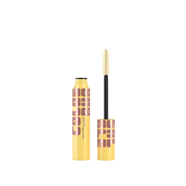 Maybelline New York Colossal Bubble Mascara حجم قابل للبناء ومظهر أنيق مع ثبات طويل لمدة 24 ساعة، فرشاة مشط منتفخة لفصل الرموش