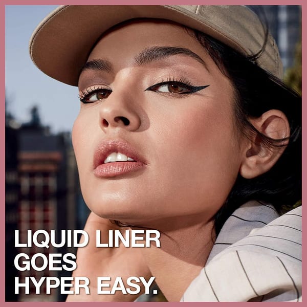 Maybelline New York Eyestudio Hyper Easy Liquid Liner Matte - أسود داكن يدوم حتى 24 ساعة