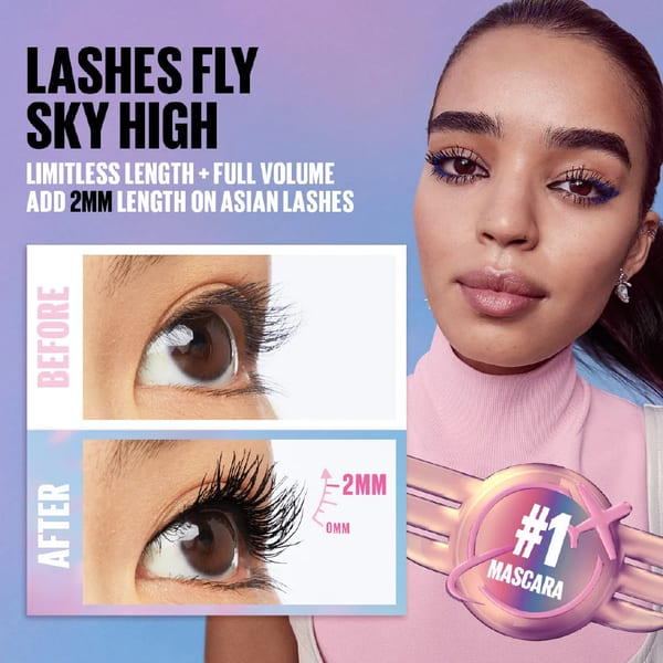 Maybelline New York ماسكارا Lash Sensational Sky High - لتكثيف وإطالة الرموش