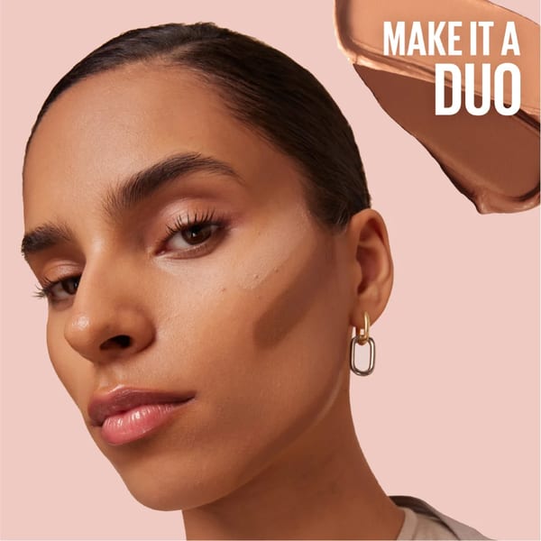 Maybelline New York Lifter Stix عصا الوجه متعددة الاستخدامات، كونتور وبرونزر وخافي عيوب وكريم أساس، مستحضر وجه كريمي شامل