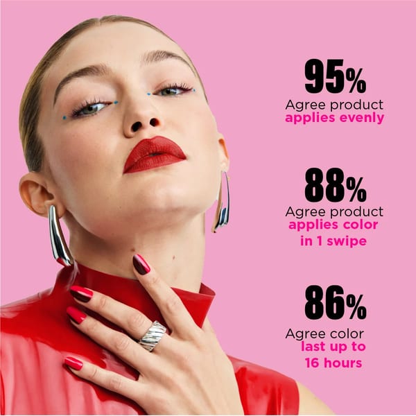 Maybelline New York Super Stay Vinyl Ink أحمر شفاه يدوم طويلاً 16 ساعة، لا يتلطخ، بلمعان فوري