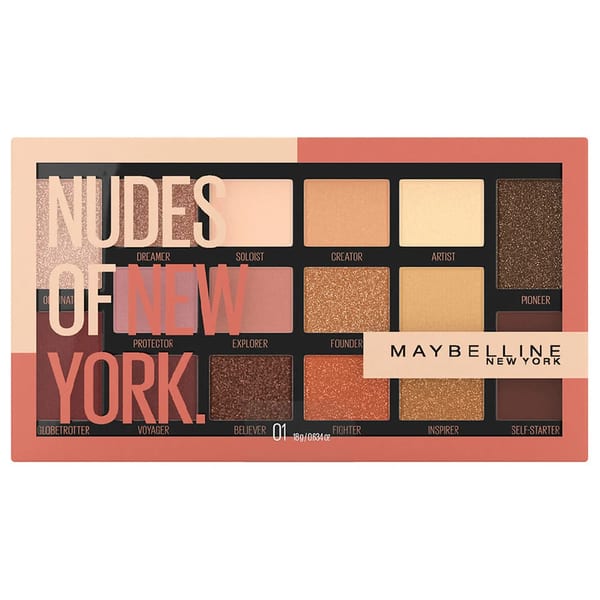 Maybelline Nudes of New York لوحة ظلال العيون
