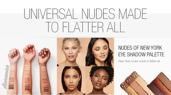 Maybelline Nudes of New York لوحة ظلال العيون