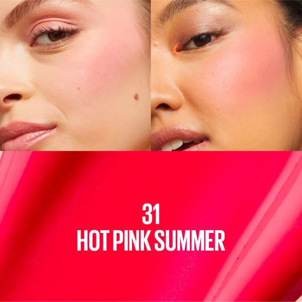 Maybelline Sunkisser 12H Longwear Multi-use Matte Liquid Blush, Bronzer, Blendable, Buildable