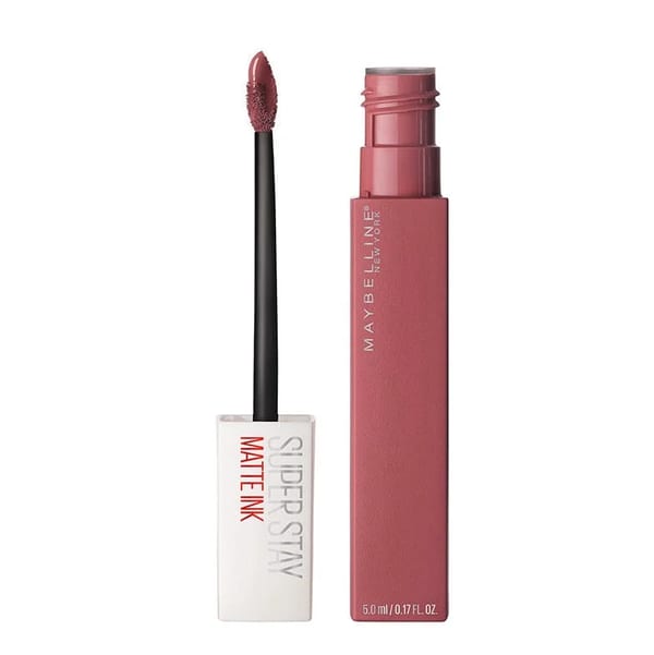 Maybelline Super Stay Matte Ink Liquid Lipstick يدوم طويلاً - مجموعة الوردي