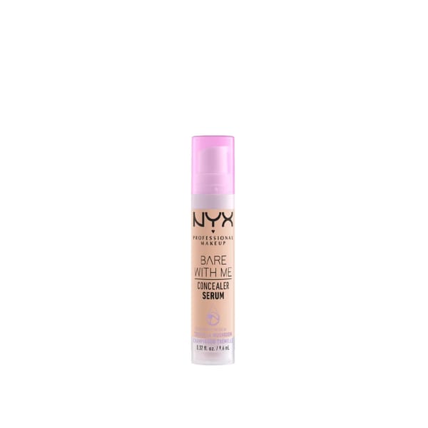 NYX Professional Makeup Bare with Me Concealer Serum, خافي عيوب سيروم مرطب بتغطية طبيعية متوسطة للوجه والجسم، ترطيب يدوم حتى 24 ساعة للبشرة