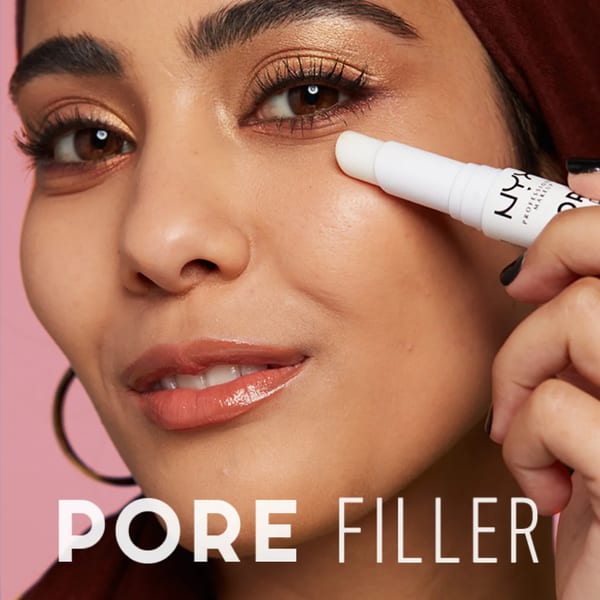 NYX Professional Makeup Blurring Pore Filler, كريم أساس للوجه، غني بفيتامين E، شفاف