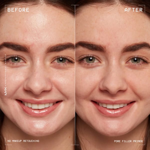 NYX Professional Makeup Blurring Pore Filler, كريم أساس للوجه، غني بفيتامين E، شفاف