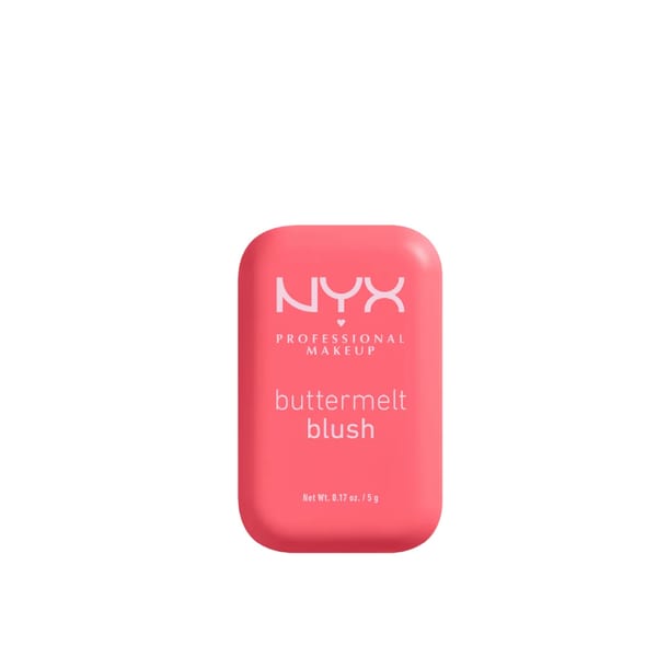 NYX Professional Makeup Buttermelt Blush، كريم خدود بودرة، يدوم حتى 12 ساعة، مقاوم للتلاشي والانتقال