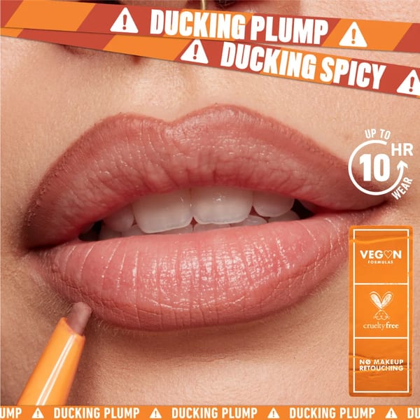 NYX Professional Makeup Duck Plump Plumping Lip Liner، محدد شفاه، يدوم حتى 10 ساعات، بلمسة نهائية مطفية