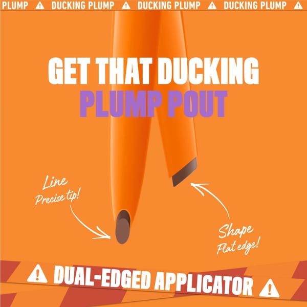 NYX Professional Makeup Duck Plump Plumping Lip Liner، محدد شفاه، يدوم حتى 10 ساعات، بلمسة نهائية مطفية