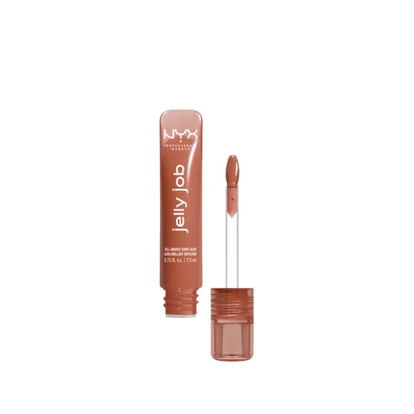 NYX Professional Makeup Jelly Job Lip Gloss, ملمع شفاه وصبغة شفاه بلمعان ممتلئ، ناعم، ولامع جداً