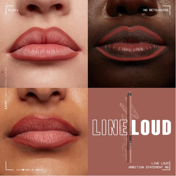 NYX Professional Makeup قلم تحديد الشفاه Line Loud