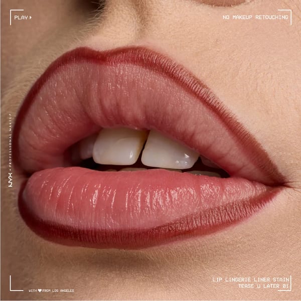 NYX Professional Makeup Lip Lingerie Liner Stain, مكياج سلس بلون يدوم طوال اليوم وتشطيب مقاوم للماء