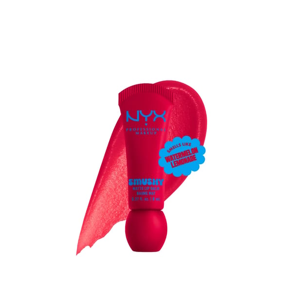 NYX Professional Makeup Smushy Matte Lip Balm, Soft Diffused Color, Matte Finish